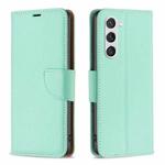 For Samsung Galaxy S25 5G Litchi Texture Pure Color Flip Leather Phone Case(Green)