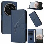 For Sharp Aquos R9 Pro Triangle Pattern Buckle Clasp Leather Phone Case(Royal Blue)