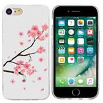 For iPhone SE 2022 / 2020 / 8 / 7 Colorful Painting Pattern TPU Phone Case(Plum Blossom)