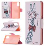 For OPPO Reno4 5G Colored Drawing Pattern Horizontal Flip Leather Case with Holder & Card Slots & Wallet(Deer)