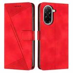 For Redmi A5 4G 171.7mm / Poco C71 Dream Triangle Leather Phone Case with Long Lanyard(Red)