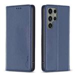 For Samsung Galaxy S25 Ultra 5G Magnetic Leather Phone Case(Blue)