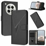 For Infinix Zero 40 4G / 5G Triangle Pattern Buckle Clasp Leather Phone Case(Black)