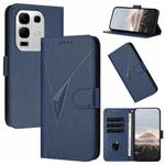 For Infinix Note 50x Triangle Pattern Buckle Clasp Leather Phone Case(Royal Blue)