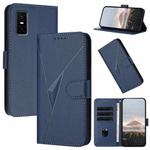 For Infinix GT 30 Pro Triangle Pattern Buckle Clasp Leather Phone Case(Royal Blue)