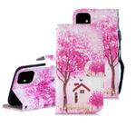 For iPhone 12 mini 3D Painted Pattern Horizontal Flip Leather Case with Holder & Wallet & Card slot & Lanyard(Tree House)