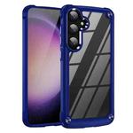 For Samsung Galaxy S25 5G TPU + PC Lens Protection Phone Case(Blue)