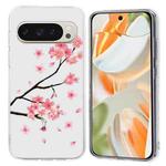 For Google Pixel 9 Colorful Painting Pattern TPU Phone Case(Plum Blossom)