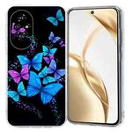 For Honor 200 Colorful Painting Pattern TPU Phone Case(Color Butterflies)