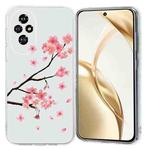 For Honor 200 Colorful Painting Pattern TPU Phone Case(Plum Blossom)