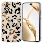 For Honor 200 Pro Colorful Painting Pattern TPU Phone Case(Leopard)