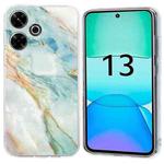 For Redmi 13 4G Colorful Painting Pattern TPU Phone Case(Marble)