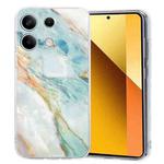 For Redmi Note 13 5G Colorful Painting Pattern TPU Phone Case(Marble)