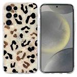 For Samsung Galaxy S25 Ultra 5G Colorful Painting Pattern TPU Phone Case(Leopard)