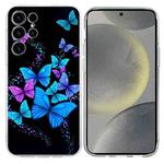 For Samsung Galaxy S25 Ultra 5G Colorful Painting Pattern TPU Phone Case(Color Butterflies)