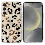 For Samsung Galaxy S24 5G Colorful Painting Pattern TPU Phone Case(Leopard)