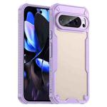 For Google Pixel 9 Pro Armor Glaze PC Hybrid TPU Phone Case(Purple)