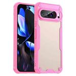 For Google Pixel 9 Pro XL Armor Glaze PC Hybrid TPU Phone Case(Pink)