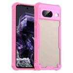 For Google Pixel 8 Armor Glaze PC Hybrid TPU Phone Case(Pink)