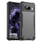 For Google Pixel 8 Armor Glaze PC Hybrid TPU Phone Case(Black)