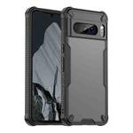 For Google Pixel 8 Pro Armor Glaze PC Hybrid TPU Phone Case(Black)