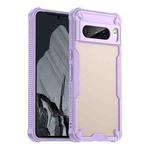 For Google Pixel 8 Pro Armor Glaze PC Hybrid TPU Phone Case(Purple)