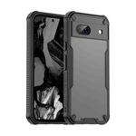 For Google Pixel 8a Armor Glaze PC Hybrid TPU Phone Case(Black)