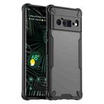 For Google Pixel 6 Pro Armor Glaze PC Hybrid TPU Phone Case(Black)