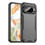 For Google Pixel 10 Pro Armor Glaze PC Hybrid TPU Phone Case(Black)