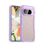 For Google Pixel 10 Armor Glaze PC Hybrid TPU Phone Case(Purple)