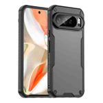 For Google Pixel 10 Pro XL Armor Glaze PC Hybrid TPU Phone Case(Black)