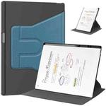 For reMarkable Paper Pro Voltage Holder Rotation Smart Leather Tablet Case(Lake  Blue)