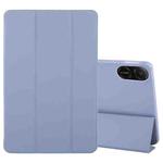 For Honor Pad X8a / X9 Tri-fold Silicone Leather Tablet Case(Lavender)