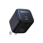 Baseus PicoGo 45W GaN Type-C Fast Charger, US Plug(Black)