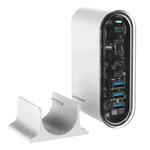 268W GaN 5 Type-C 3 USB Multi Ports Sharing Desktop Charger, Plug:US Plug(White)