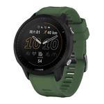 For Garmin Forerunner 955 Official Twill Silicone Watch Band(Army Green)