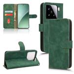 For Xiaomi 15 Skin Feel Magnetic Flip Leather Phone Case(Green)