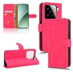 For Xiaomi 15 Skin Feel Magnetic Flip Leather Phone Case(Rose Red)