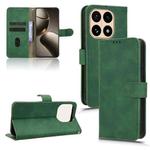 For Xiaomi 15T 5G Skin Feel Magnetic Flip Leather Phone Case(Green)