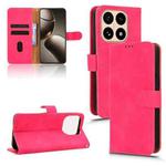 For Xiaomi 15T 5G Skin Feel Magnetic Flip Leather Phone Case(Rose Red)