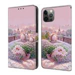 For iPhone 11 Pro Max Fresh Painted Leather Phone Case(Garden)