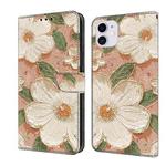 For iPhone 11 Fresh Painted Leather Phone Case(Sunflower)