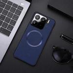 For Xiaomi 15 CD Magsafe Magnetic Litchi Texture Phone Case(Blue)