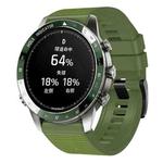 For Garmin 26mm Silicone Canvas Quick Release Watch Band(Army Green)