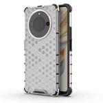 For Honor X60 Honeycomb Shockproof Phone Case(White)