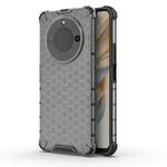 For Honor X60 Honeycomb Shockproof Phone Case(Black)