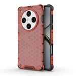 For OPPO Find X8 Pro 5G Honeycomb Shockproof Phone Case(Red)