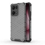 For OPPO Reno13 Pro 5G Global Honeycomb Shockproof Phone Case(Black)