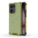 For OPPO Reno13 Pro 5G Global Honeycomb Shockproof Phone Case(Green)