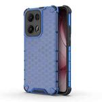 For OPPO Reno13 Pro 5G Global Honeycomb Shockproof Phone Case(Blue)